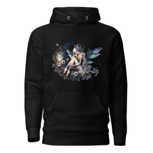 Sweat à Capuche Phoenix Design France – Gothic Fée Céleste.