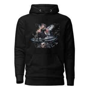 Sweat à Capuche Phoenix Design France – Gothic Fée de l'Au-Delà.