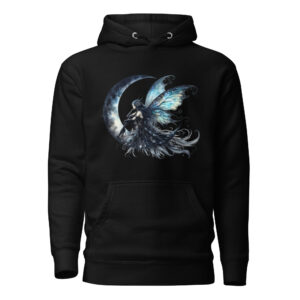 Sweat à Capuche Phoenix Design France – Gothic Fée de Minuit.