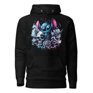 Sweat à Capuche Phoenix Design France – Stitch et le Crâne.