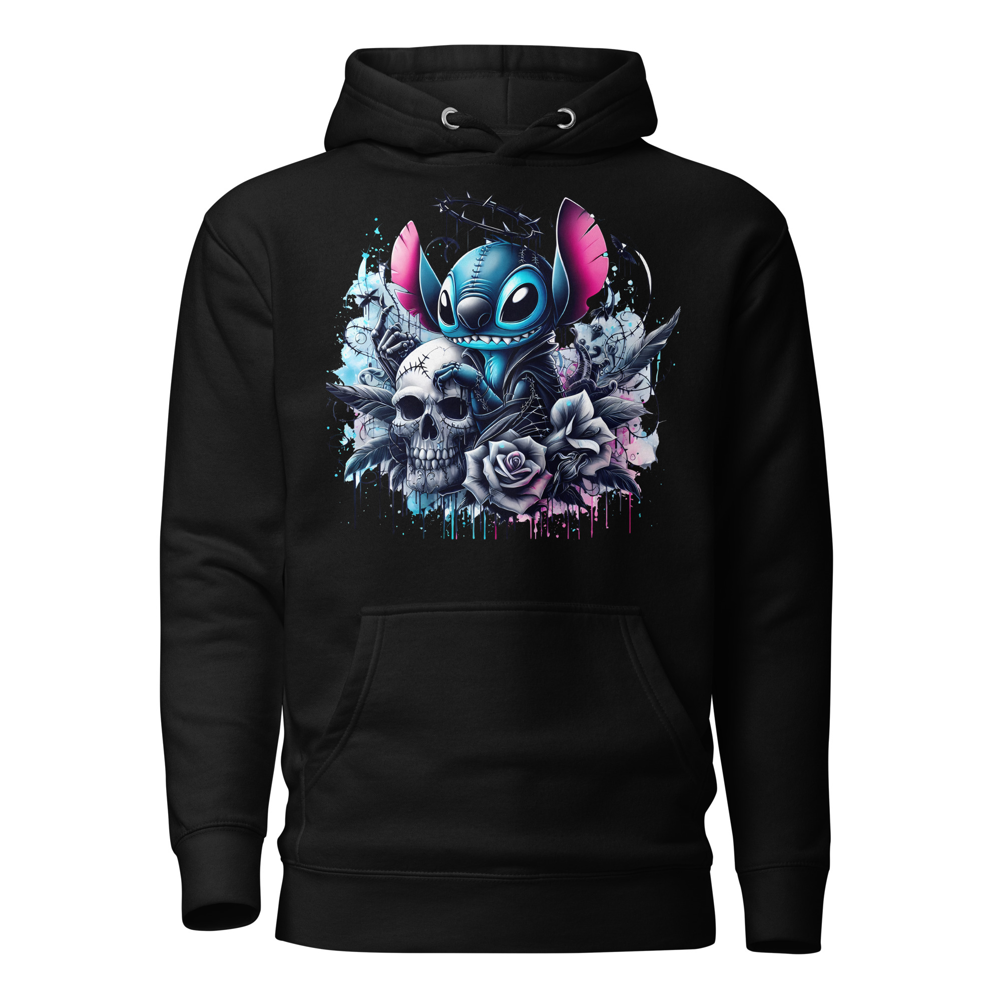 Sweat à Capuche Phoenix Design France – Stitch et le Crâne.