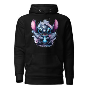 Sweat à Capuche Phoenix Design France – Stitch Épineux.