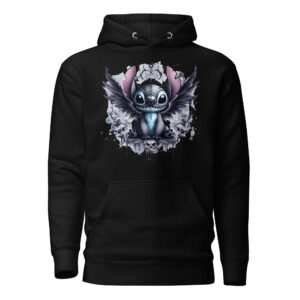 Sweat à Capuche Phoenix Design France – Stitch Ailé.