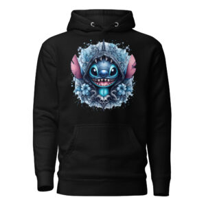Sweat à Capuche Phoenix Design France – Stitch Azuré.