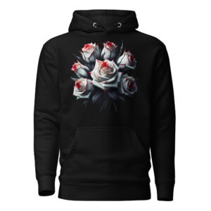 Sweat à Capuche Phoenix Design France – Rose de l'Amour Vampire
