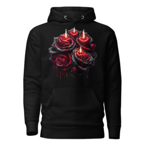 Sweat à Capuche Phoenix Design France – Rose de la Danse Macabre