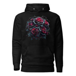 Sweat à Capuche Phoenix Design France – Rose de la Larme Cristallisée