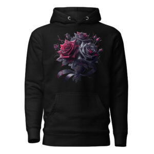Sweat à Capuche Phoenix Design France – Rose de la Beauté Sacrifiée