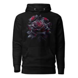 Sweat à Capuche Phoenix Design France – Rose de l'Écho Éternel