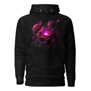 Sweat à Capuche Phoenix Design France – Rose du Désir Corrompu