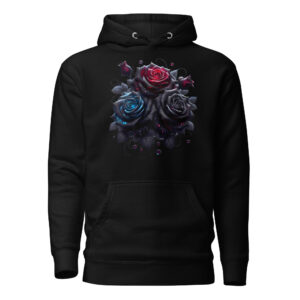 Sweat à Capuche Phoenix Design France – Rose de la Beauté Putréfiée