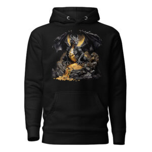Sweat à Capuche Phoenix Design France – Dragon du Trône Doré