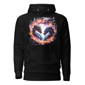 Sweat à Capuche Phoenix Design France – Dragon de l'Harmonie Circulaire