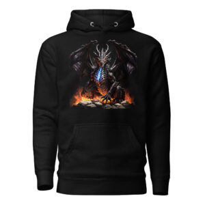 Sweat à Capuche Phoenix Design France – Dragon de la Lave Incandescente
