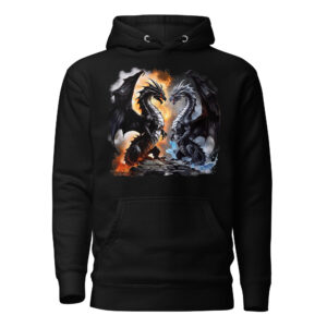 Sweat à Capuche Phoenix Design France – Dragon de la Beauté Sacrifiée