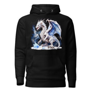 Sweat à Capuche Phoenix Design France – Dragon de la Résurrection Sombre