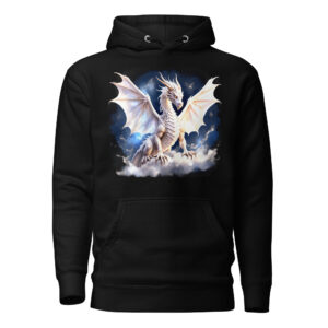 Sweat à Capuche Phoenix Design France – Dragon de la Grâce Glaciale