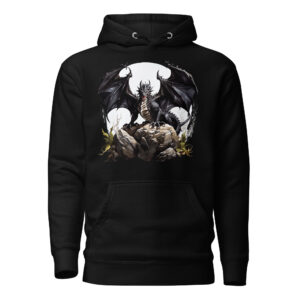 Sweat à Capuche Phoenix Design France – Dragon de la Pluie Noire