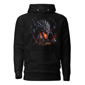 Sweat à Capuche  Phoenix Design France – Dragon du Cœur Exsangue