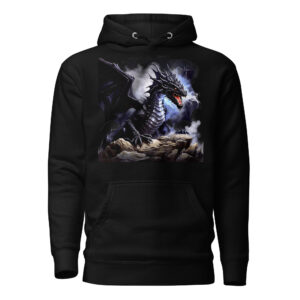 Sweat à Capuche Phoenix Design France – Dragon de la Communion Sombre