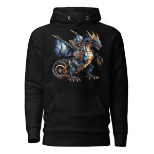 Sweat à Capuche Phoenix Design France – Dragon de la Compréhension Silencieuse