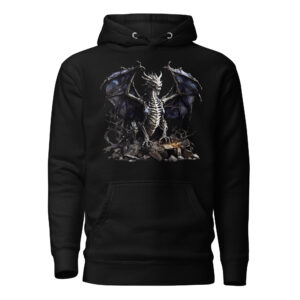 Sweat à Capuche Phoenix Design France – Dragon de la Liberté Enchaînée