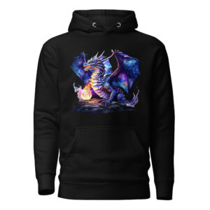 Sweat à Capuche Phoenix Design France – Dragon de la Solitude Fertile