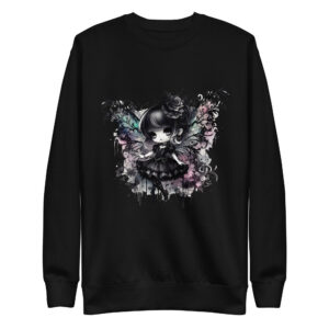 Sweat-shirt Phoenix Design France – Gothic Fée des Jardins Maudits.