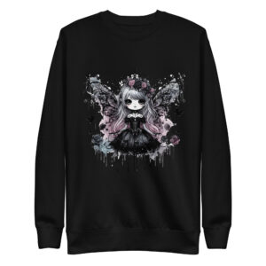 Sweat-shirt Phoenix Design France – Gothic Fée Mélancolie.