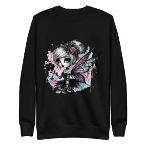 Sweat-shirt Phoenix Design France – Gothic Fée Sauvage.