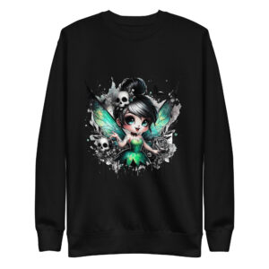 Sweat-shirt Phoenix Design France – Gothic Fée Macabre.
