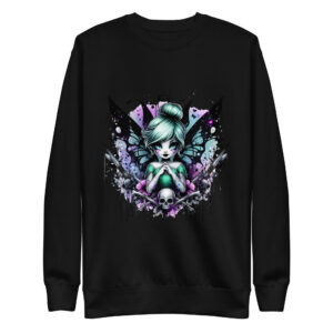 Sweat-shirt Phoenix Design France – Gothic Fée Démoniaque.