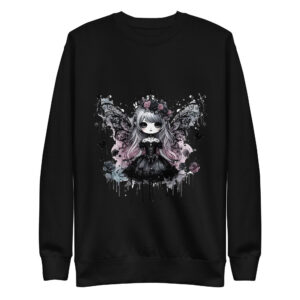 Sweat-shirt Phoenix Design France – Gothic Fée de Minuit.