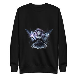 Sweat-shirt Phoenix Design France – Gothic Fée Guerrière.