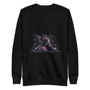 Sweat-shirt Phoenix Design France – Gothic Fée Nocturne.