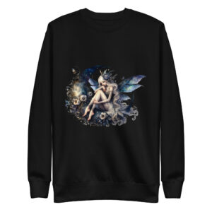 Sweat-shirt Phoenix Design France – Gothic Fée Céleste.