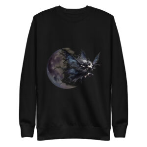 Sweat-shirt Phoenix Design France – Gothic Fée Nocturna.