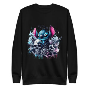 Sweat-shirt Phoenix Design France – Stitch et le Crâne.