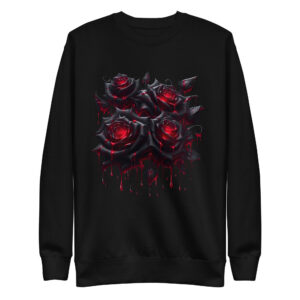 Sweat-shirt Phoenix Design France – Rose de la Passion Funeste