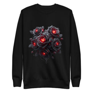 Sweat-shirt Phoenix Design France – Rose de la Nuit Infinie