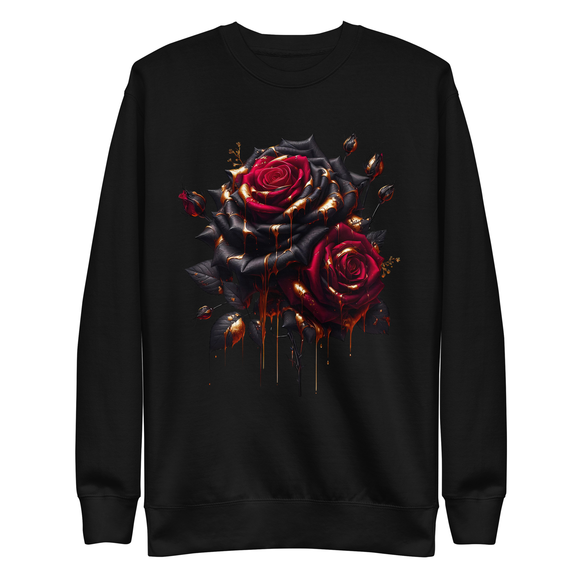 Sweat-shirt Phoenix Design France – Rose de la Magie Noire