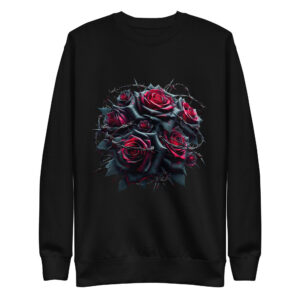 Sweat-shirt Phoenix Design France – Rose de la Larme Cristallisée