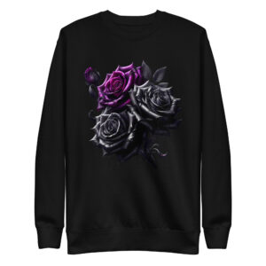 Sweat-shirt Phoenix Design France – Rose de la Tentation Obscure