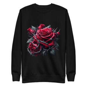 Sweat-shirt Phoenix Design France – Rose de la Mélancolie Étouffante