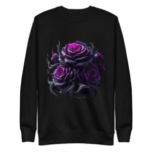 Sweat-shirt Phoenix Design France – Rose de l'Obsidienne Vivante