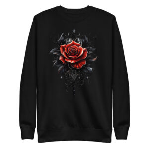 Sweat-shirt Phoenix Design France – Rose de la Nuit Qui Parle