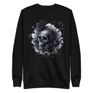 Sweat-shirt Phoenix Design France – Rose et Crâne de la Reddition