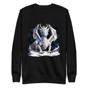 Sweat-shirt Phoenix Design France – Dragon de la Grâce Glacée