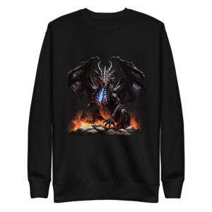 Sweat-shirt Phoenix Design France – Dragon de la Lave Incandescente