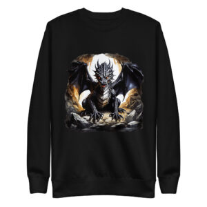 Sweat-shirt Phoenix Design France – Dragon des Runes Dorées
